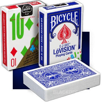Bicycle E-Z-SEE LoVision - игральные карты, которые трудно не заметить!