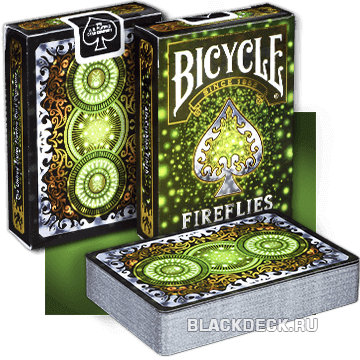 Bicycle Fireflies - "Светлячки" на игральных картах от Collectable Playing Cards