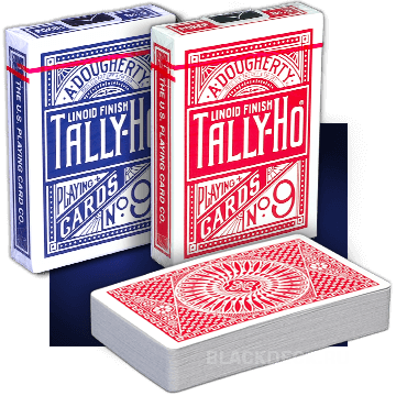 Tally-Ho №9 Circle Back - профессиональные карты с покрытием Linoid Finish