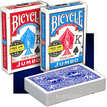 Bicycle Jumbo - версия карт № 1 от Bicycle с увеличенным размером индекса