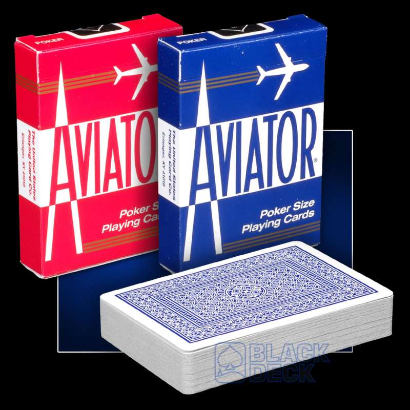 Aviator Standard Index - простые гладкие карты американского производства