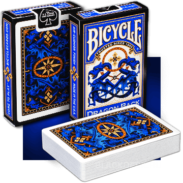 Bicycle Dragon Blue - синяя версия карт Dragon Back