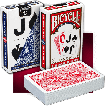 Bicycle Large Print - маленькие игральные карты с  большими индексами