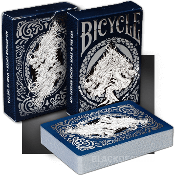 Bicycle Dragon Deck - новая блестящая колода с драконами восточного происхождения