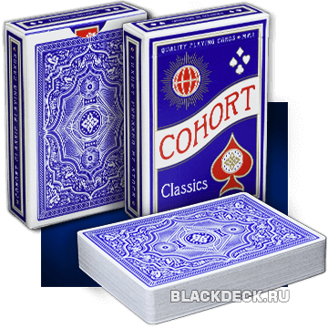 Cohort Classics Blue - маркированные игральные карты для фокусов от компании Ellusionist