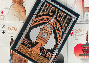 Коробочка от колоды Bicycle Architectural Wonders Of The World