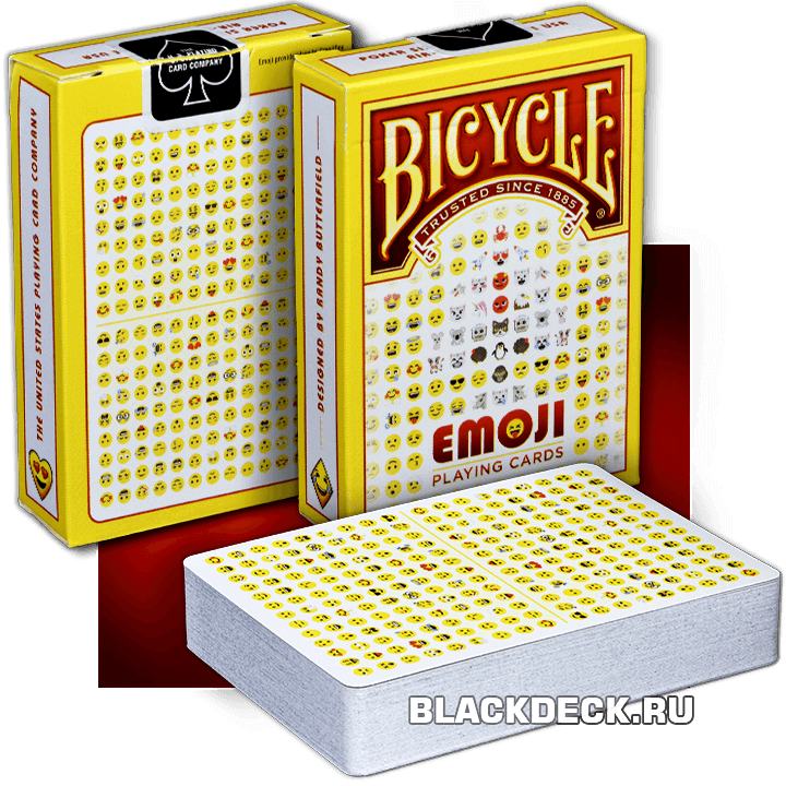 Bicycle Emoji - эмодзи, игральные карты со смайликами