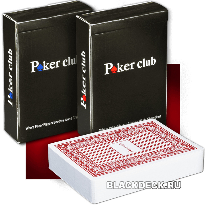 Poker Club 100% Plastic - пластиковые игральные карты