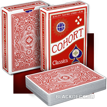 Cohort Classics Red - маркированные игральные карты для фокусов от компании Ellusionist