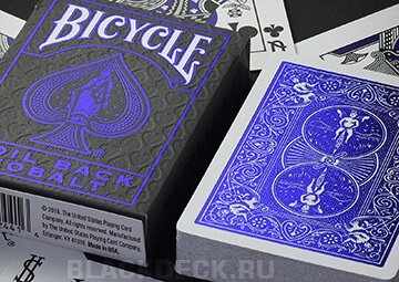 Bicycle Metalluxe Blue: Интересная текстура карт и упаковки