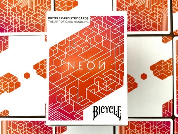 Коробочка карт Bicycle Neon Orange Bump