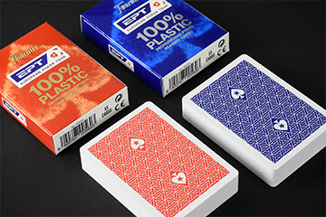 Профессиональные 100%-пластиковые карты Fournier European Poker Tour