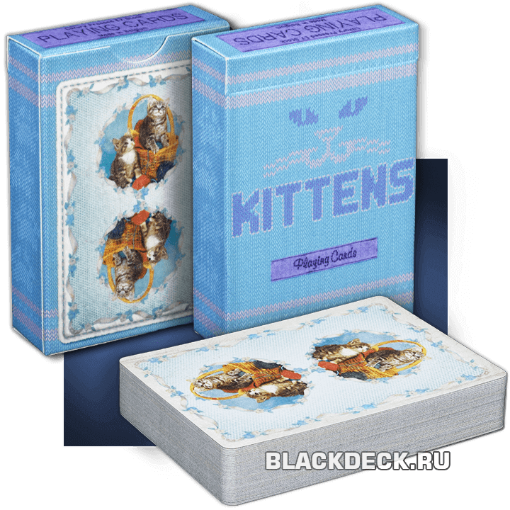 Blue Kittens - маркированные игральные карты от компании Ellusionist
