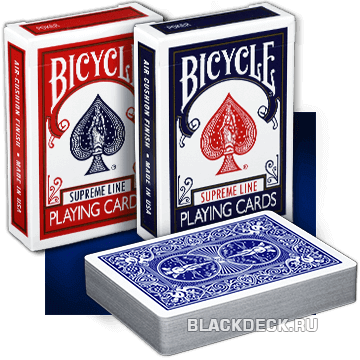 Bicycle Supreme Line - игральные карты, удобные для карточных фокусов