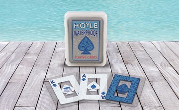Колода 100%-пластиковых прозрачных игральных карт Hoyle Waterproof