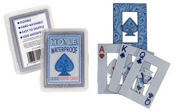 Колода 100%-пластиковых прозрачных игральных карт Hoyle Waterproof