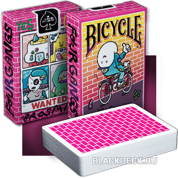 Bicycle Brosmind's Four Gangs - игральные карты в стиле модерн