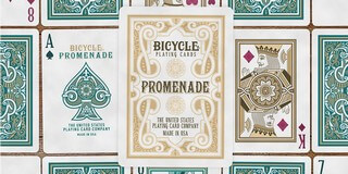 Туз, король и вид рубашки карты из колоды Bicycle Promenade