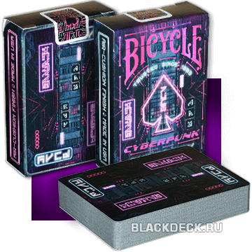 Bicycle Cyberpunk Cybercity - игральные карты